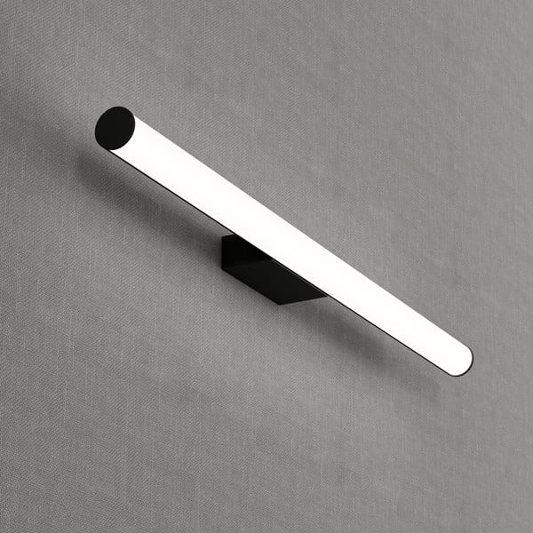 Čierne nástenné svietidlo SULION Caspio, dĺžka 90 cm-image-1