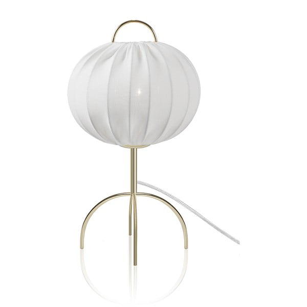 Stolová lampa vo farbe mosadze Globen Lighting Scandi, ø 25 cm