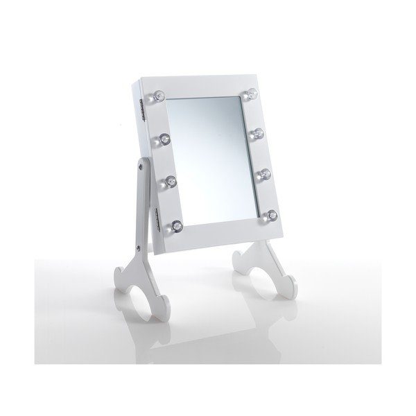 Kozmetické zrkadlo s osvetlením 29x44 cm Coffer Lux LED – Tomasucci-image-3