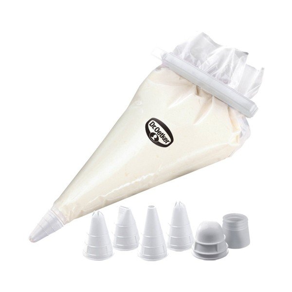 Set 10 jednorázových vrecúšok a 4 špicov na zdobenie Dr. Oetker Sweet