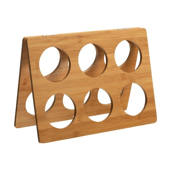 Bambusový stojan na víno na 6 fliaš - RTA-image-1