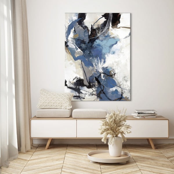 Obraz 90x120 cm Blue Vibes – Malerifabrikken-image-2