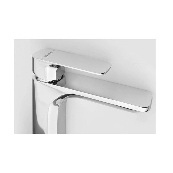 Stojančeková umývadlová batéria v lesklej striebornej farbe Spy – Sapho-image-4