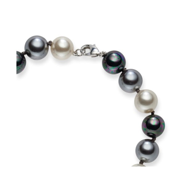 Perlový náhrdelník Nova Pearls Copenhagen Brigitte Dark-image-2
