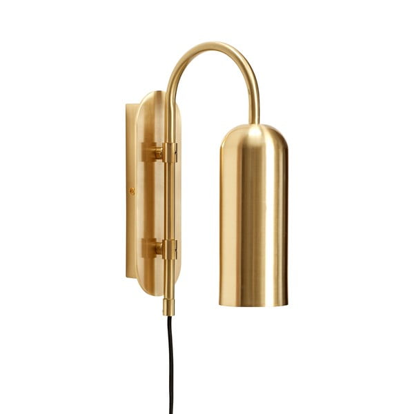 Nástenné svietidlo v zlatej farbe Zenith – Hübsch