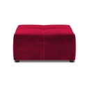 Červený zamatový modul pohovky Rome Velvet - Cosmopolitan Design