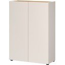 Krémová skrinka v dekore duba 74x105x33 cm Alviano – Germania