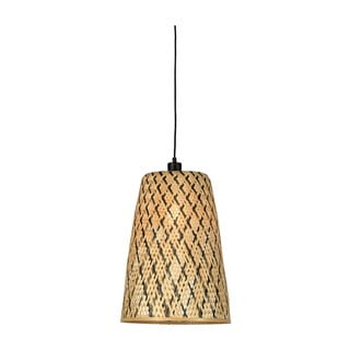 Závesné bambusové svietidlo Good&Mojo Kalimantan, ⌀ 34 cm
