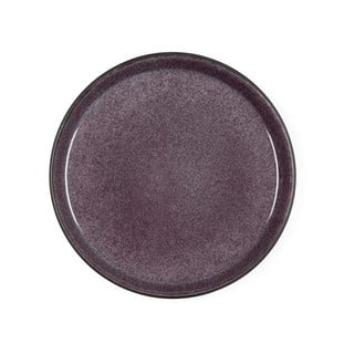 Slivkovofialový kameninový dezertný tanier Bitz Mensa, priemer 21 cm
