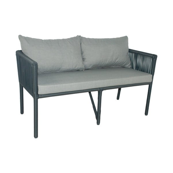 Sivá záhradná jedálenská súprava z umelého ratanu pre 6 Vera 2 – Floriane Garden-image-1