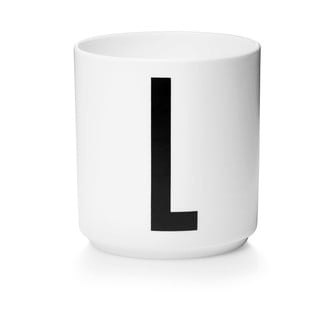 Biely porcelánový hrnček Design Letters Personal L