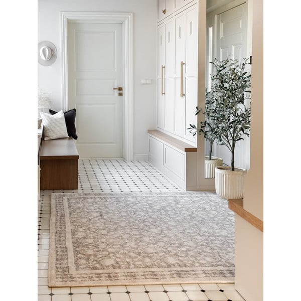 Béžový vlnený koberec 200x300 cm Agnus Granny – Agnella-image-1
