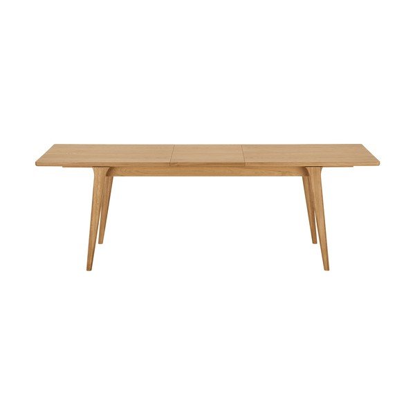 Rozkladací jedálenský stôl s prídavnou doskou v dekore duba 90x180 cm Darwin – House Nordic-image-4