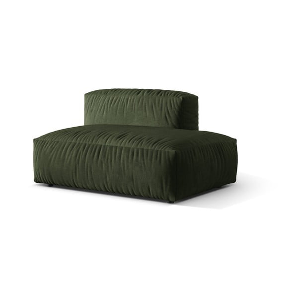 Zelený zamatový modul pohovky (pravý roh) Martina – Micadoni -image-1