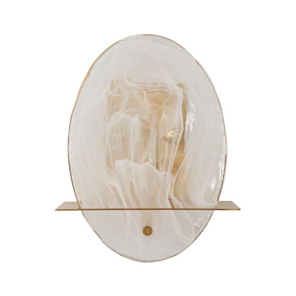 Sklenené nástenné svietidlo v zlatej farbe Portlan – Mauro Ferretti