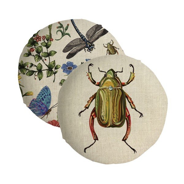 Obojstranný vankúš Madre Selva Tierra Bella, ⌀ 45 cm-image-2