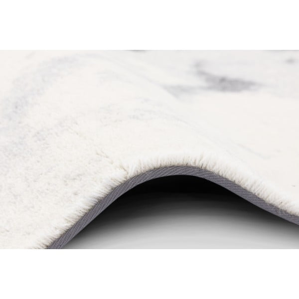 Krémovobiely vlnený koberec 160x240 cm Volakas – Agnella-image-2