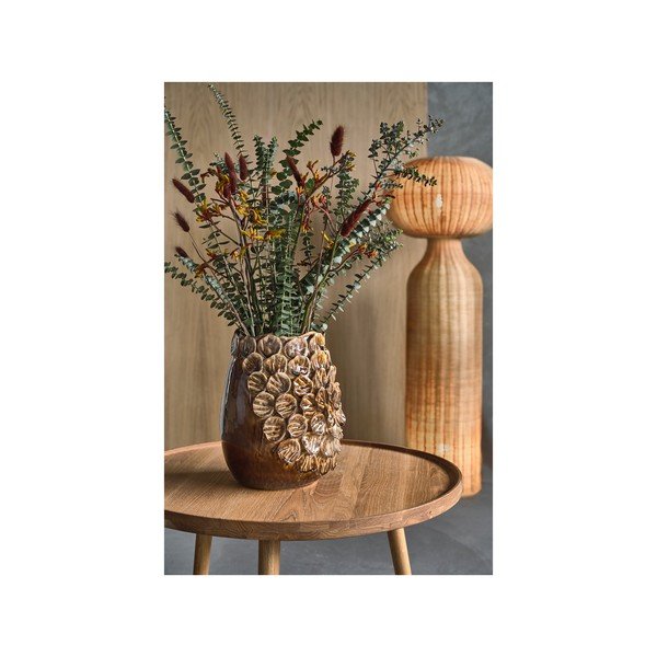 Stojacia lampa v prírodnej farbe s ratanovým tienidlom (výška  130 cm) Vinka – Villa Collection-image-3