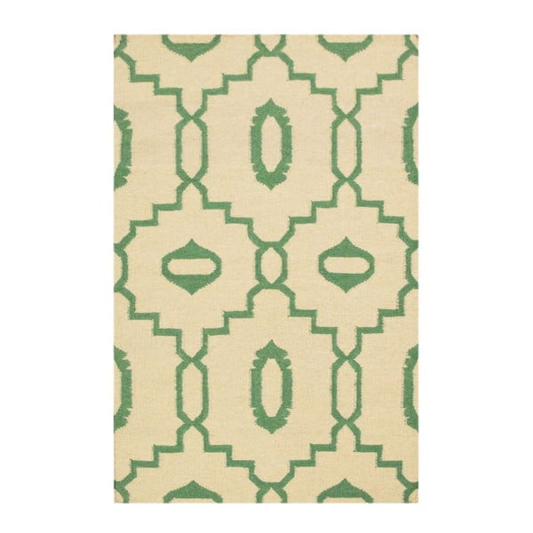 Ručne tkaný koberec Kilim JP 11031 Green, 90x150 cm