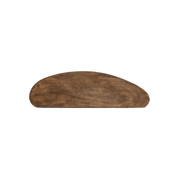 Polica z mangového dreva v tmavo prírodnej farbe 49 cm Ginosu – Light & Living-image-1