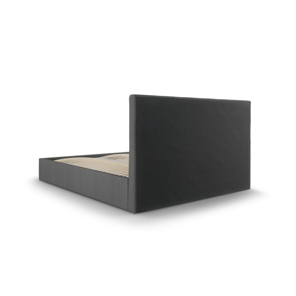 Tmavosivá dvojlôžková posteľ Mazzini Beds Nerin, 180 x 200 cm-image-4