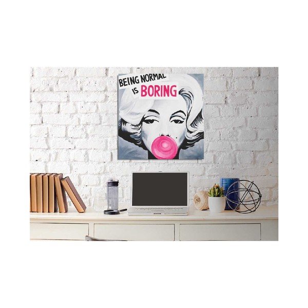 Nástenný obraz na plátne Pop Art, 45 × 45 cm-image-1