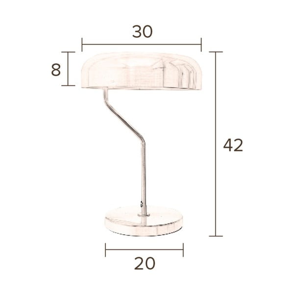 Mosadzná stolová lampa Dutchbone Eclipse-image-4