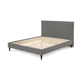 Tmavosivá dvojlôžková posteľ Bobochic Paris Sary Dark, 180 x 200 cm