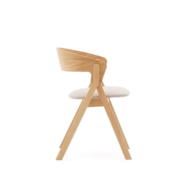 Jedálenská stolička v prírodnej farbe Godia – Kave Home-image-3