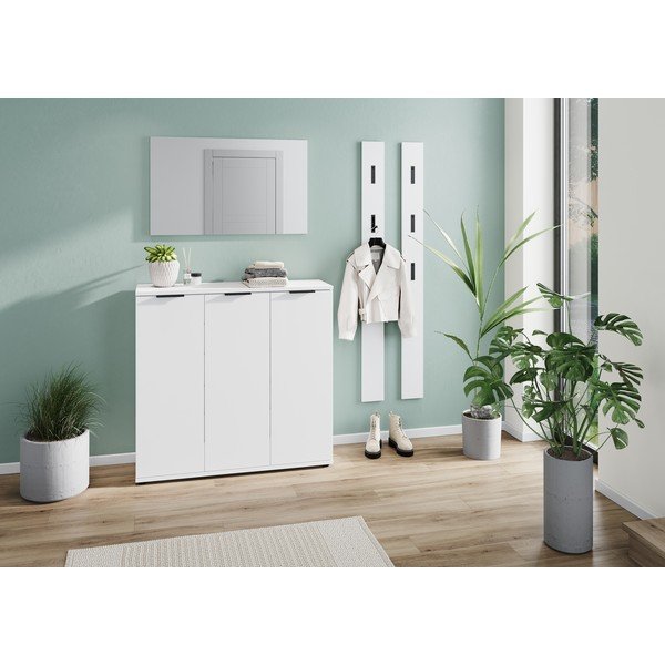 Biela skrinka na topánky Stanton – Germania-image-1