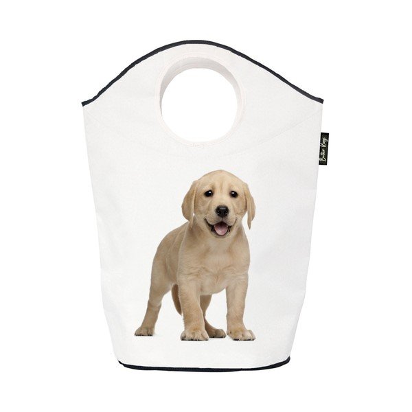 Biely látkový detský kôš na hračky 57x26x70 cm The Cutest Ones – Butter Kings