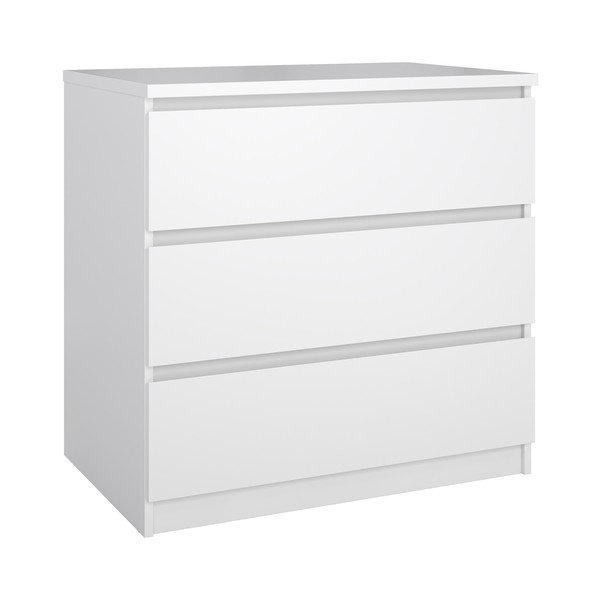 Biela komoda 77x76x50 cm Naia – Tvilum
