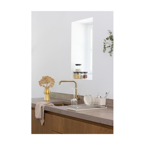 Béžový kovový odkvapkávač 46x20 cm – Brabantia-image-2