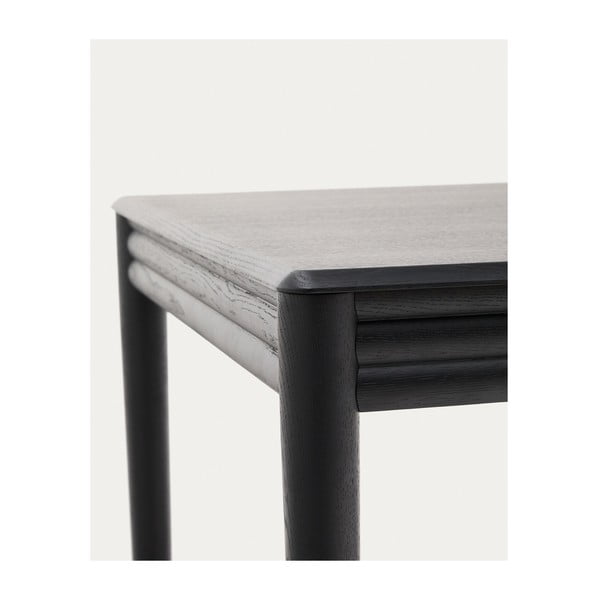 Rozkladací jedálenský stôl s prídavnou doskou v dekore duba 90x200 cm Lenon – Kave Home-image-2