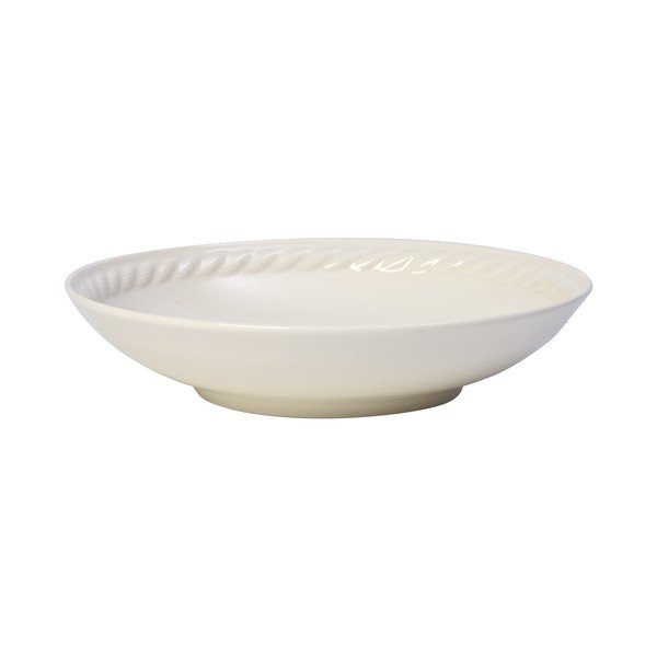Biela porcelánová nízka misa Villeroy & Boch Montauk, ⌀ 23 cm