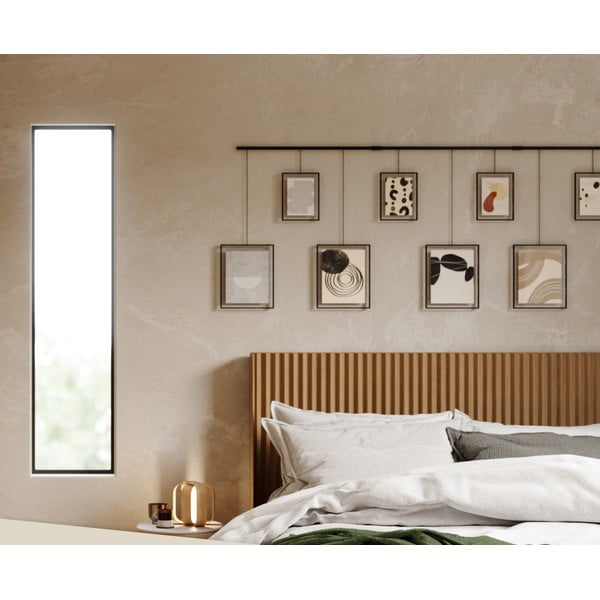 Čierne kovové rámčeky na stenu v súprave 9 ks 223x77,5 cm Exhibit – Umbra-image-4