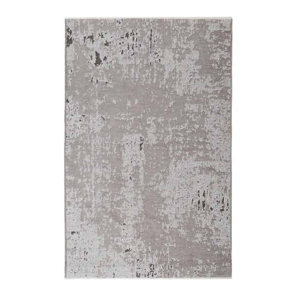 Obojstranný sivý koberec Vitaus Dinah, 77 x 200 cm