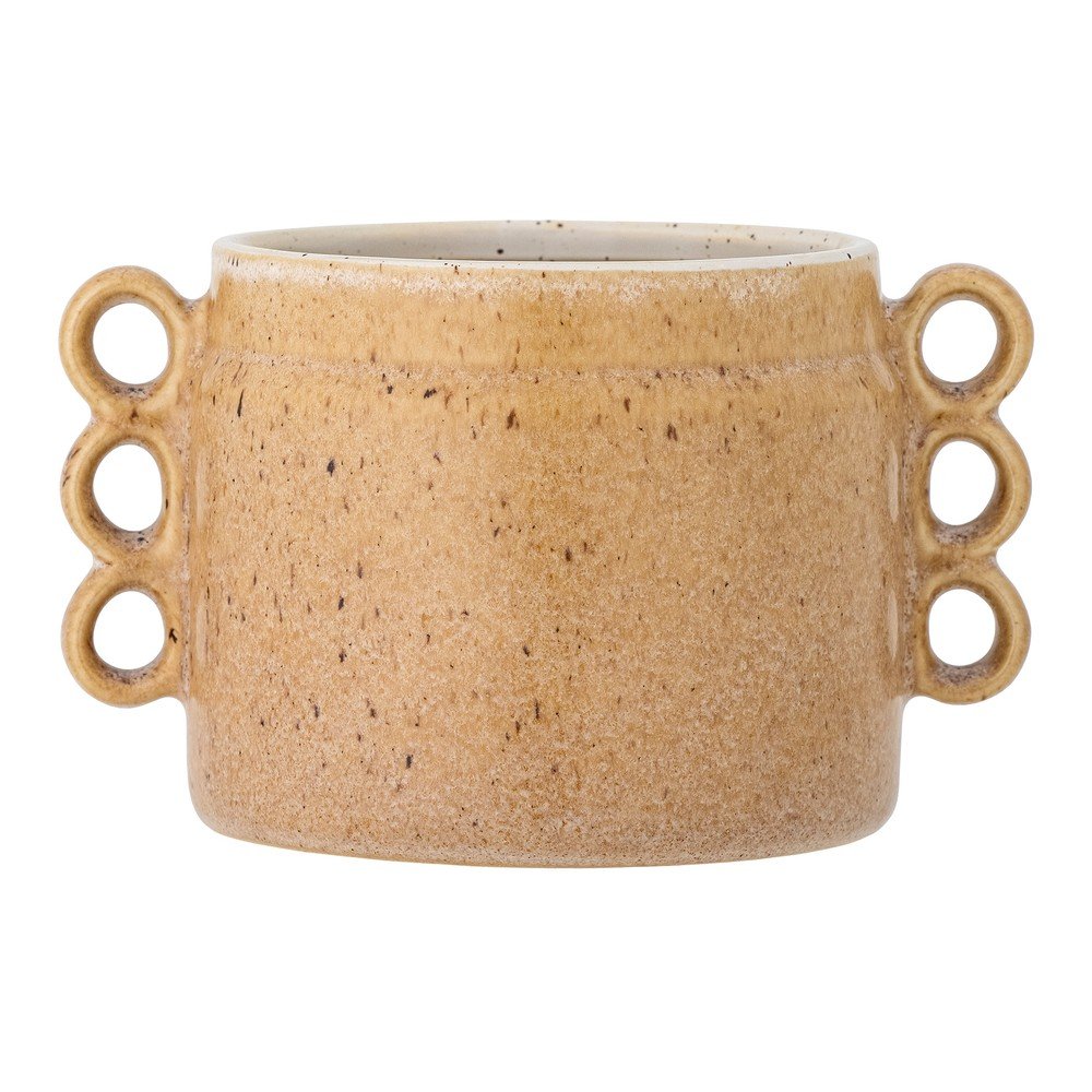 Kameninový ručne maľovaný obal na kvetináč ø 15 cm Souri – Bloomingville