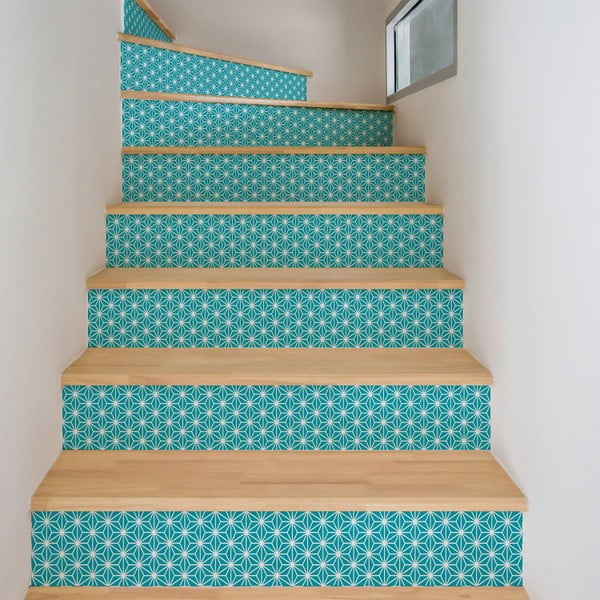 Sada 2 samolepiek na schody Ambiance Stairs Stickers Olfan, 15 × 105 cm
