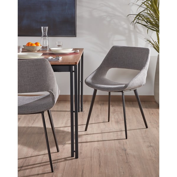 Jedálenská stolička vo svetlosivej farbe Kave Home Hest-image-1