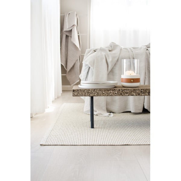 Krémový vnútorný a vonkajší koberec 180x220 cm Mono Linen Vanilla – Pappelina-image-2