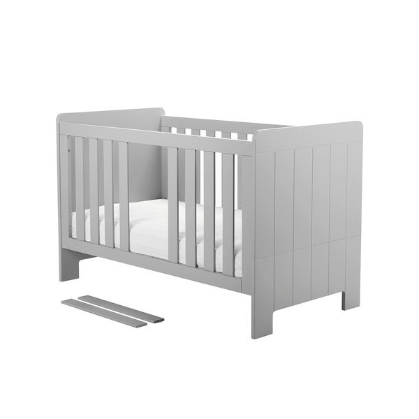 Sivá detská postieľka Pinio Calmo, 120 × 60 cm-image-3