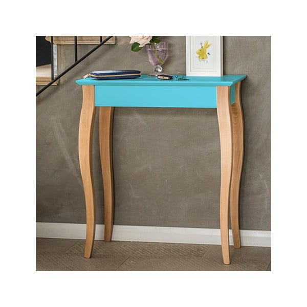 Ružový odkladací stolík Ragaba Console, dĺžka 65 cm-image-2