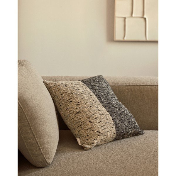 Obliečka na vankúš s prímesou bavlny 45x45 cm Dalel – Kave Home-image-1