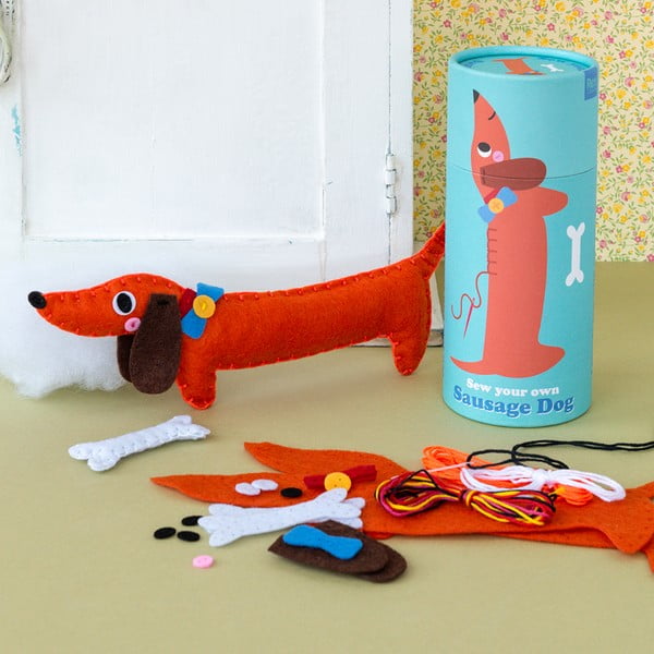 Kreatívna súprava Sew Your Own Sausage Dog – Rex London-image-1
