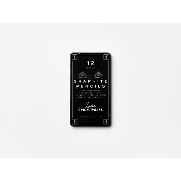 Ceruzky v súprave 12 ks Graphite – Printworks-image-2