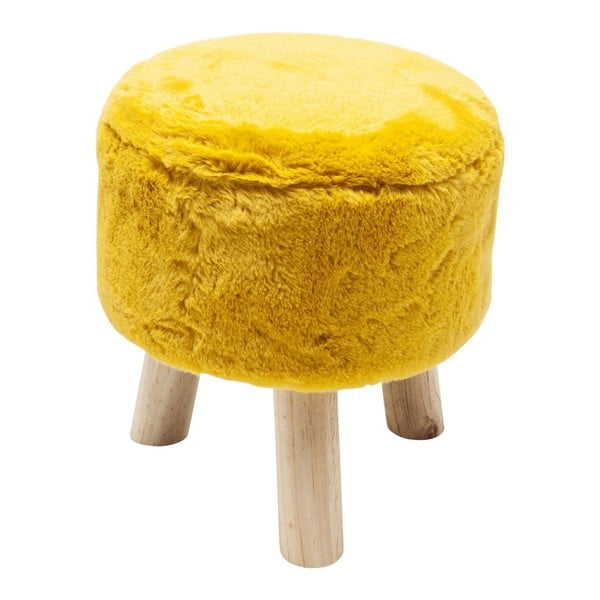 Žltá stolička Kare Design Sun