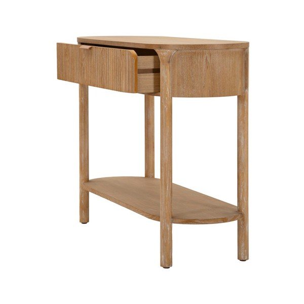 Konzolový stolík z jedlového dreva v prírodnej farbe 40x110 cm Gothenburg – Mauro Ferretti-image-4