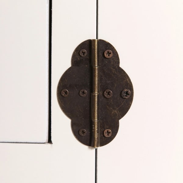 Biela nízka komoda 130x50,5 cm Oriente – Ixia-image-3