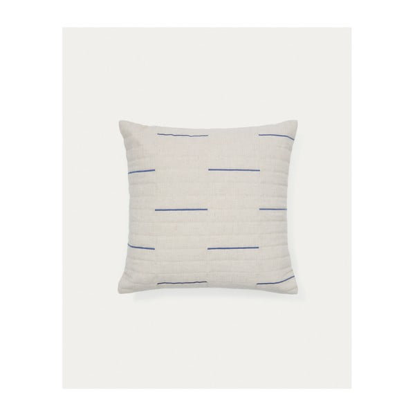 Obliečka na vankúš s prímesou ľanu 45x45 cm Blaina – Kave Home-image-4